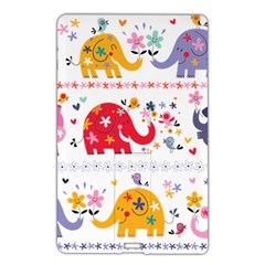 African Elephant Cute Cartoon Seamless Shading Cartoon Character Name Card Style USB Flash Drive from ArtsNow.com Front