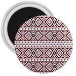 Ukrainian Folk Seamless Pattern Ornament 3  Magnets