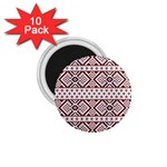 Ukrainian Folk Seamless Pattern Ornament 1.75  Magnets (10 pack) 