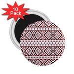 Ukrainian Folk Seamless Pattern Ornament 2.25  Magnets (10 pack) 