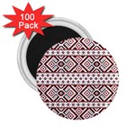 Ukrainian Folk Seamless Pattern Ornament 2.25  Magnets (100 pack) 