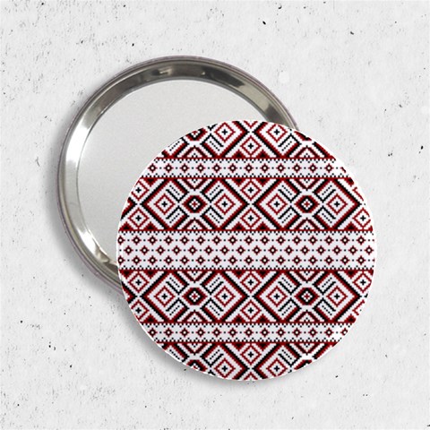 Ukrainian Folk Seamless Pattern Ornament 2.25  Handbag Mirrors from ArtsNow.com Front