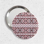 Ukrainian Folk Seamless Pattern Ornament 2.25  Handbag Mirrors