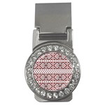 Ukrainian Folk Seamless Pattern Ornament Money Clips (CZ) 