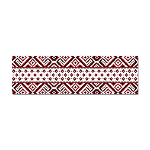 Ukrainian Folk Seamless Pattern Ornament Sticker (Bumper) from ArtsNow.com Front