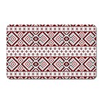 Ukrainian Folk Seamless Pattern Ornament Magnet (Rectangular)