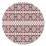 Ukrainian Folk Seamless Pattern Ornament Magnet 5  (Round)