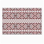 Ukrainian Folk Seamless Pattern Ornament Postcard 4 x 6  (Pkg of 10)