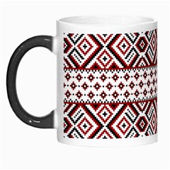 Ukrainian Folk Seamless Pattern Ornament Morph Mug from ArtsNow.com Left