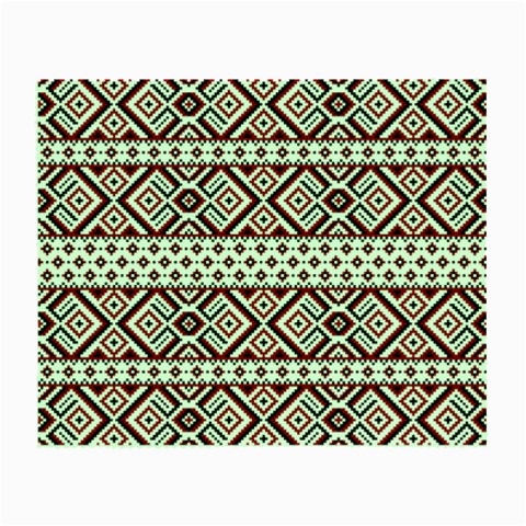 Ukrainian Folk Seamless Pattern Ornament Small Glasses Cloth from ArtsNow.com Front