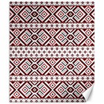 Ukrainian Folk Seamless Pattern Ornament Canvas 8  x 10 