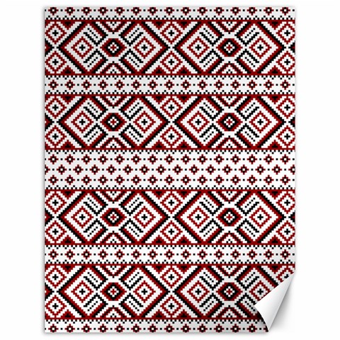 Ukrainian Folk Seamless Pattern Ornament Canvas 12  x 16  from ArtsNow.com 11.86 x15.41  Canvas - 1