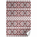 Ukrainian Folk Seamless Pattern Ornament Canvas 12  x 18 