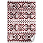 Ukrainian Folk Seamless Pattern Ornament Canvas 24  x 36 