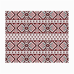 Ukrainian Folk Seamless Pattern Ornament Small Glasses Cloth (2 Sides) from ArtsNow.com Front