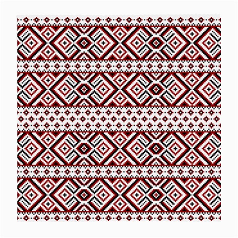 Ukrainian Folk Seamless Pattern Ornament Medium Glasses Cloth from ArtsNow.com Front