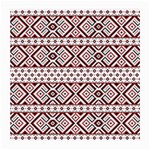 Ukrainian Folk Seamless Pattern Ornament Medium Glasses Cloth