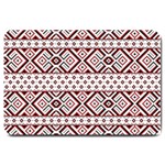 Ukrainian Folk Seamless Pattern Ornament Large Doormat