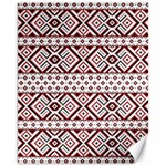 Ukrainian Folk Seamless Pattern Ornament Canvas 11  x 14 