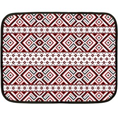 Ukrainian Folk Seamless Pattern Ornament Two Sides Fleece Blanket (Mini) from ArtsNow.com 35 x27  Blanket Front