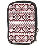 Ukrainian Folk Seamless Pattern Ornament Compact Camera Leather Case