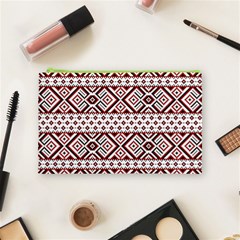 Ukrainian Folk Seamless Pattern Ornament Cosmetic Bag (Medium) from ArtsNow.com Front