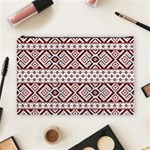 Ukrainian Folk Seamless Pattern Ornament Cosmetic Bag (Large)