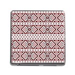 Ukrainian Folk Seamless Pattern Ornament Memory Card Reader (Square 5 Slot)