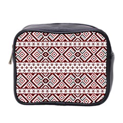 Ukrainian Folk Seamless Pattern Ornament Mini Toiletries Bag (Two Sides) from ArtsNow.com Front