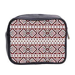 Ukrainian Folk Seamless Pattern Ornament Mini Toiletries Bag (Two Sides) from ArtsNow.com Back