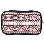 Ukrainian Folk Seamless Pattern Ornament Toiletries Bag (Two Sides)