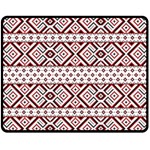 Ukrainian Folk Seamless Pattern Ornament Fleece Blanket (Medium)