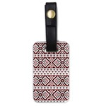 Ukrainian Folk Seamless Pattern Ornament Luggage Tag (one side)