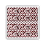 Ukrainian Folk Seamless Pattern Ornament Memory Card Reader (Square)