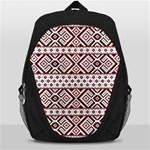 Ukrainian Folk Seamless Pattern Ornament Backpack Bag