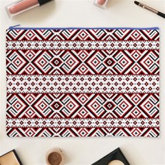 Ukrainian Folk Seamless Pattern Ornament Cosmetic Bag (XXXL) from ArtsNow.com Front