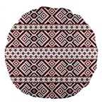 Ukrainian Folk Seamless Pattern Ornament Large 18  Premium Round Cushions