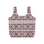 Ukrainian Folk Seamless Pattern Ornament Full Print Recycle Bag (S)