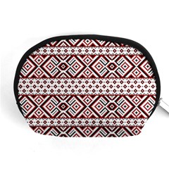 Ukrainian Folk Seamless Pattern Ornament Accessory Pouch (Medium) from ArtsNow.com Front