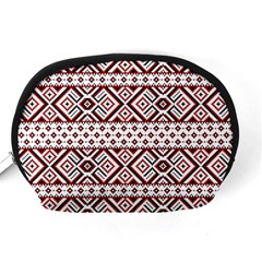 Ukrainian Folk Seamless Pattern Ornament Accessory Pouch (Medium) from ArtsNow.com Back