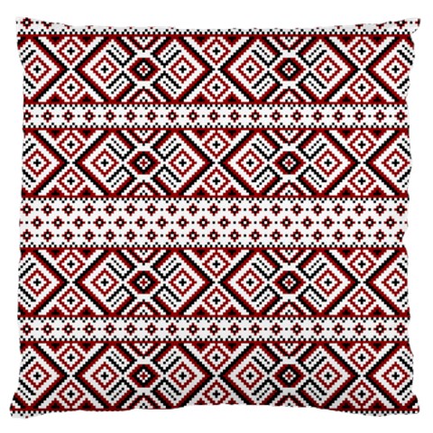 Ukrainian Folk Seamless Pattern Ornament Standard Premium Plush Fleece Cushion Case (One Side) from ArtsNow.com Front