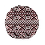 Ukrainian Folk Seamless Pattern Ornament Standard 15  Premium Flano Round Cushions