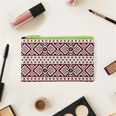 Ukrainian Folk Seamless Pattern Ornament Cosmetic Bag (XS) from ArtsNow.com Front