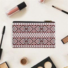 Ukrainian Folk Seamless Pattern Ornament Cosmetic Bag (XS) from ArtsNow.com Back