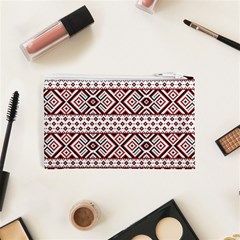 Ukrainian Folk Seamless Pattern Ornament Cosmetic Bag (XS) from ArtsNow.com Back