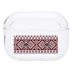 Ukrainian Folk Seamless Pattern Ornament Hard PC AirPods Pro Case