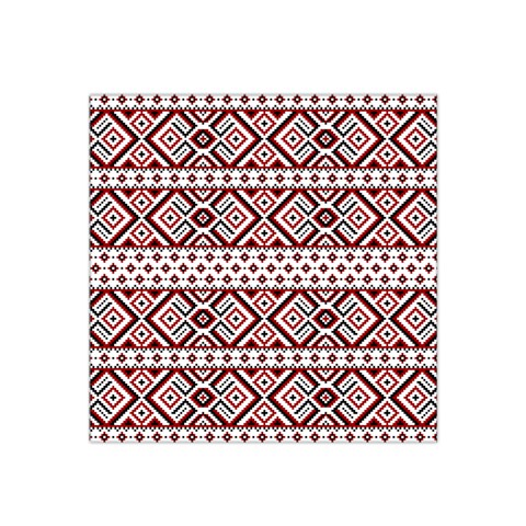 Ukrainian Folk Seamless Pattern Ornament Satin Bandana Scarf 22  x 22  from ArtsNow.com Front