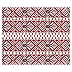 Ukrainian Folk Seamless Pattern Ornament Zipper Medium Tote Bag from ArtsNow.com Front