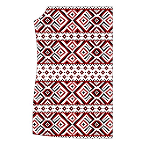 Ukrainian Folk Seamless Pattern Ornament Women s Button Up Vest from ArtsNow.com Front Right