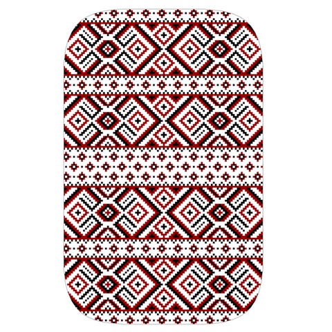 Ukrainian Folk Seamless Pattern Ornament Waist Pouch (Small) from ArtsNow.com Back